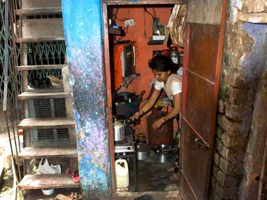 Dulare's wife Sheila, with the new LPG connection. Naresh Sharma/ Firstpost
