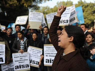 Protests in Delhi after the December gangrape: AFP