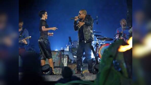 Rihanna forced to cancel show after being pelted with food