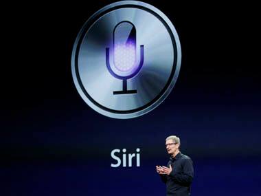 CEO Tim Cook talks about Siri during an Apple event in San Francisco, California March 7, 2012.  REUTERS/Robert Galbraith  (UNITED STATES - Tags: SCIENCE TECHNOLOGY)