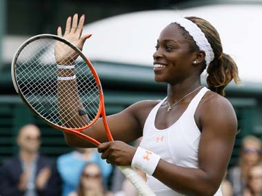 The 17th-seeded Stephens is the last American singles player left at the grass-court tournament. AP