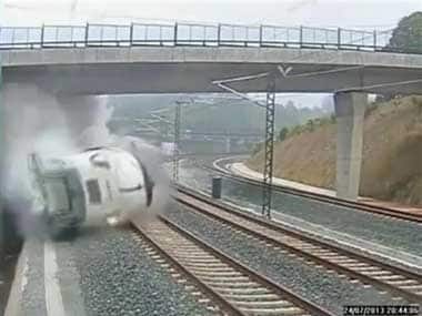 A video grab from the CCTV footage. AP