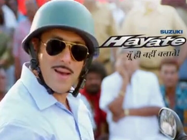 Suzuki: Chulbul Pandey rides the Hayate 