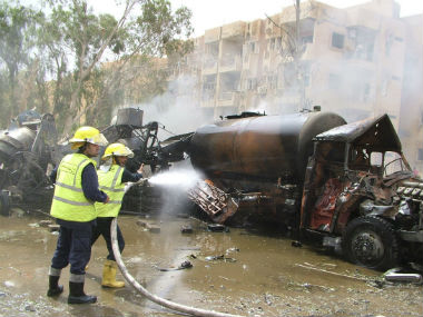 Syrian army bombs northern rebel town, killing 5 Syrian army bombs northern rebel town, killing 5