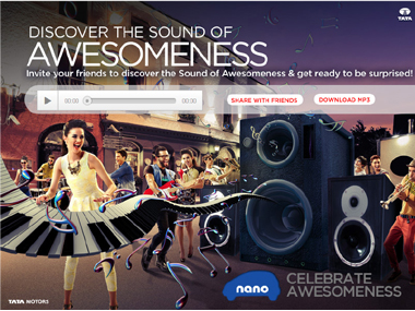 Tata Nano's 'Sound of Awesomeness' Tata Nano's 'Sound of Awesomeness'