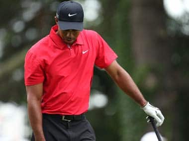 Tiger Woods struggled at the US Open with an injured elbow. Reuters