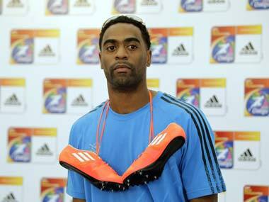 Adidas has suspended Tyson Gay's contract after his positive doping test. AP