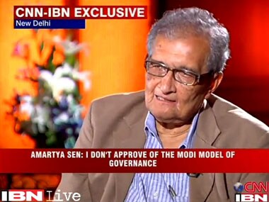 I don't want to see Modi as the PM in 2014: Amartya Sen – Firstpost
