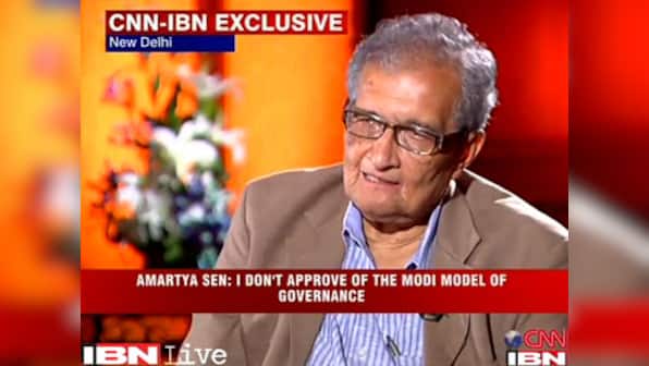 I don't want to see Modi as the PM in 2014: Amartya Sen 