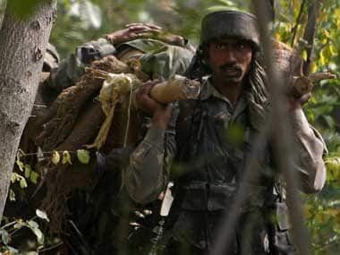 Injured trooper. AFP