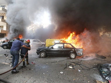 Beirut car bomb blast: Several killed in Hezbollah attack Beirut car bomb blast: Several killed in Hezbollah attack