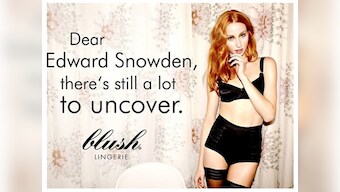 Edward Snowden: whistleblower to lingerie endorser?