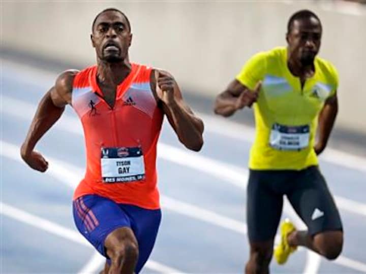 Sprinter Tyson Gay failed more than one drug test this year