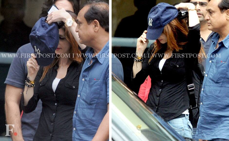Susanne Roshan arrives at the Hinduja Hospital. Sachin Gokhale/Firstpost