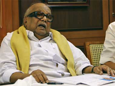 DMK Chief M Karunanidhi
