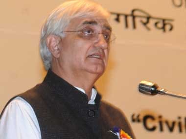 External Affairs Minister Salman Khurshid. Image courtesy PIB