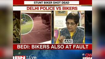 The bikers were also responsible for nuisance on the streets 