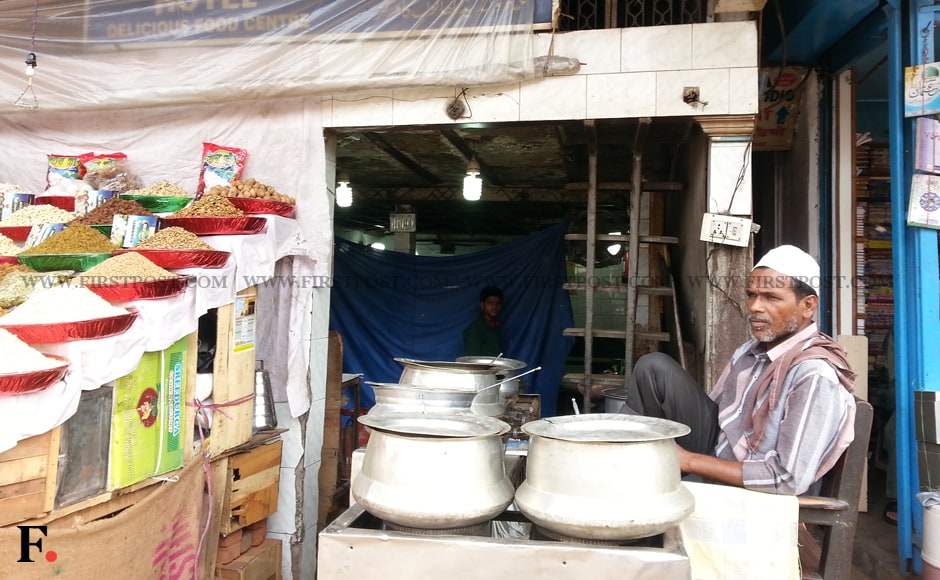 Mohd. Samir, owner Subhanallah Hotel near Jama Masjid in New Delhi says here's what one gets in his hotel -- for Rs. 1, Rs. 5: nothing and for Rs. 12: Three plain chapattis. Arlene Chang/Firstpost. Mohd. Samir, owner Subhanallah Hotel near Jama Masjid in New Delhi says here's what one gets in his hotel -- for Rs. 1, Rs. 5: nothing and for Rs. 12: Three plain chapattis. Arlene Chang/Firstpost.