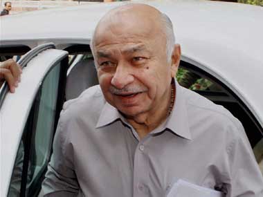 Home Minister Sushilkumar Shinde. PTI