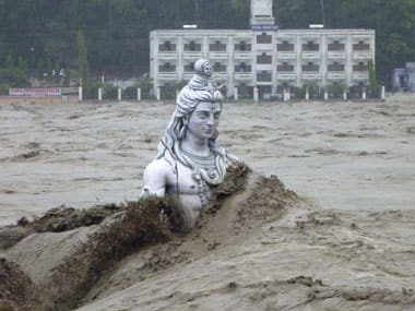 The Uttarakhand floods. AFP.