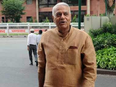 Yashwant Sinha. AFP