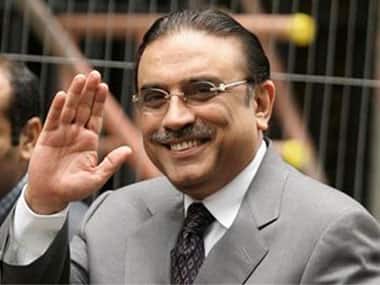 Former Pak prime minister Asif Ali Zardari. AP