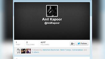 I am finally on Twitter, tweets actor Anil Kapoor