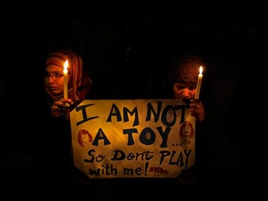 File photo of Delhi rape protests. Image used for representational purposes. AP