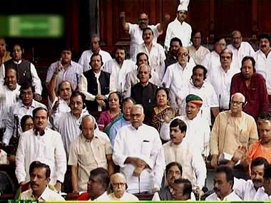 Lok Sabha adjourned for the day due to continued Opposition uproar over note ban