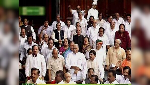 Lok Sabha adjourned for the day due to continued Opposition uproar over note ban