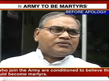 Bihar: People join army to give up lives, says JD(U) minister Bihar: People join army to give up lives, says JD(U) minister