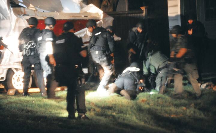 Photos: How Boston bombing suspect Dzhokhar Tsarnaev was captured