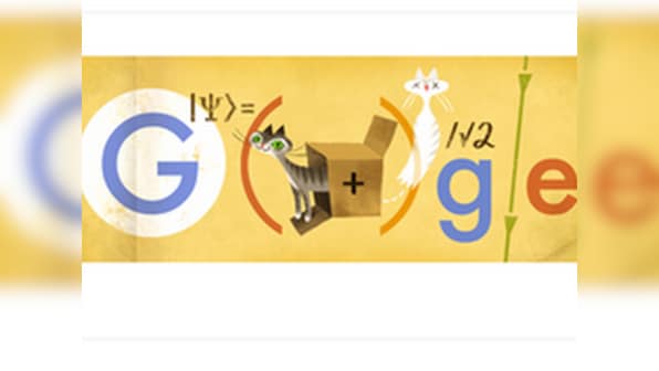 Google doodle honours scientist Erwin Schrodinger on 126th birthday