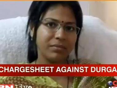Suspended IAS officer Durga Shakti Nagpal. IBNLive