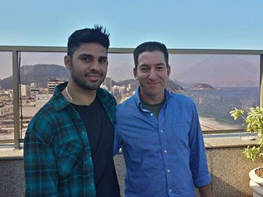 In this undated photo released by Janine Gibson of The Guardian, Guardian journalist Glenn Greenwald, right, and his partner David Miranda. AP Photo/Janine Gibson, the Guardian 