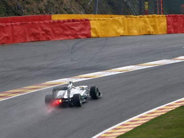 F1: Hamilton edges out Force India's Di Resta for pole in Belgium F1: Hamilton edges out Force India's Di Resta for pole in Belgium