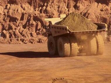 BJP blamed the Cong today for Goa's mining crisis. AFP.