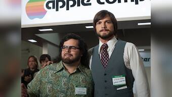 Ashton Kutcher rings NYSE opening bell to promote Jobs biopic