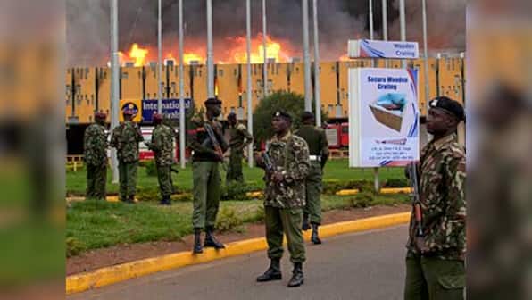 Major fire destroys arrival hall at Kenya's Nairobi International Airport 