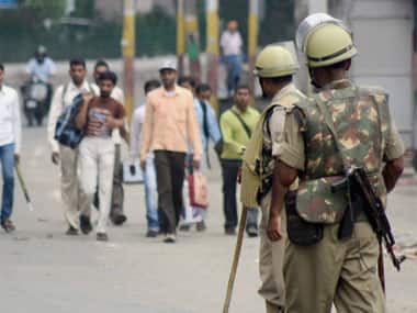 File image of curfew in Kishtwar. PTI image