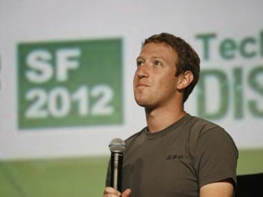 File image of Mark Zuckerberg. AFP