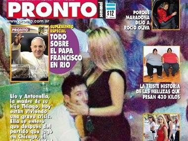 Red card! Messi's love life in tatters after pic with blonde woman emerges