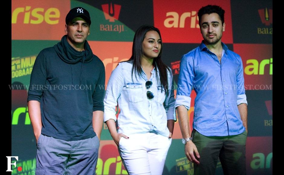 Photos: Once Upon A Time In Mumbai Dobara team goes to Delhi Photos: Once Upon A Time In Mumbai Dobara team goes to Delhi