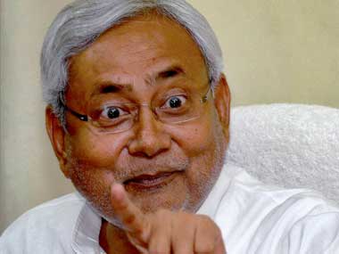 Nitish Kumar ties rakhi to trees to promote environment protection Nitish Kumar ties rakhi to trees to promote environment protection