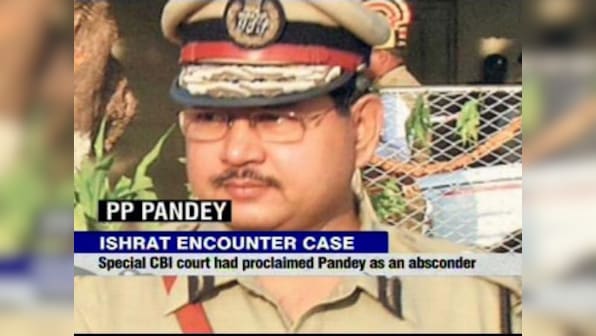 Ishrat case: Gujarat top cop PP Pandey sent to CBI custody