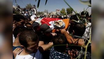 Palestinians halt peace talks after Israeli soldiers clash with protestors