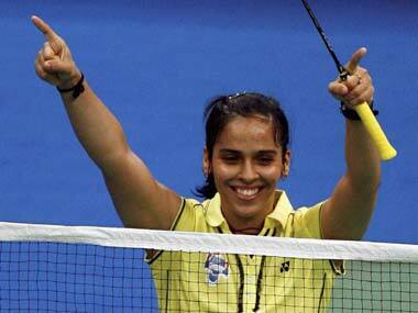 The fans were clear about coming to see Saina Nehwal. PTI