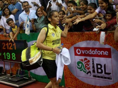 IBL 2013: Saina shows Mumbai she has a fiery side too IBL 2013: Saina shows Mumbai she has a fiery side too