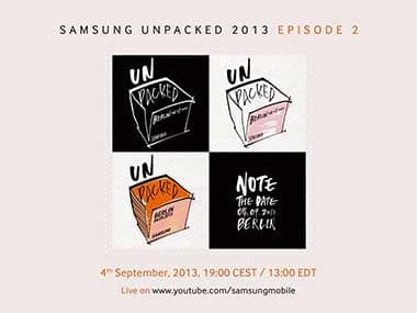 Samsung Unpacked event. Image from Facebook.  