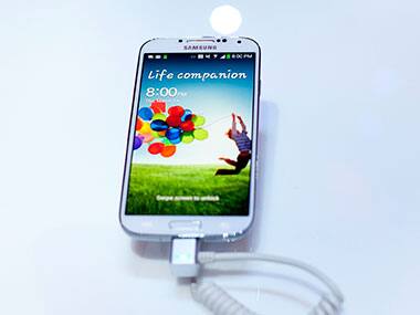 A Samsung Galaxy S4 smartphone is seen in this  file photo. Getty Images. 